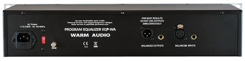 Warm Audio - EQP - WA Tube Amplified Program Equalizer - La Boîte Musicale - EQ - La Boîte Musicale -