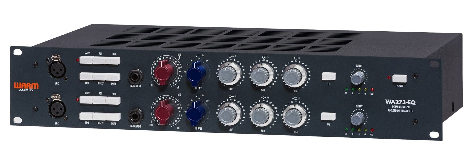 Warm Audio - WA273 - EQ Two Channel Parametric EQ - La Boîte Musicale - EQ - Warm Audio -