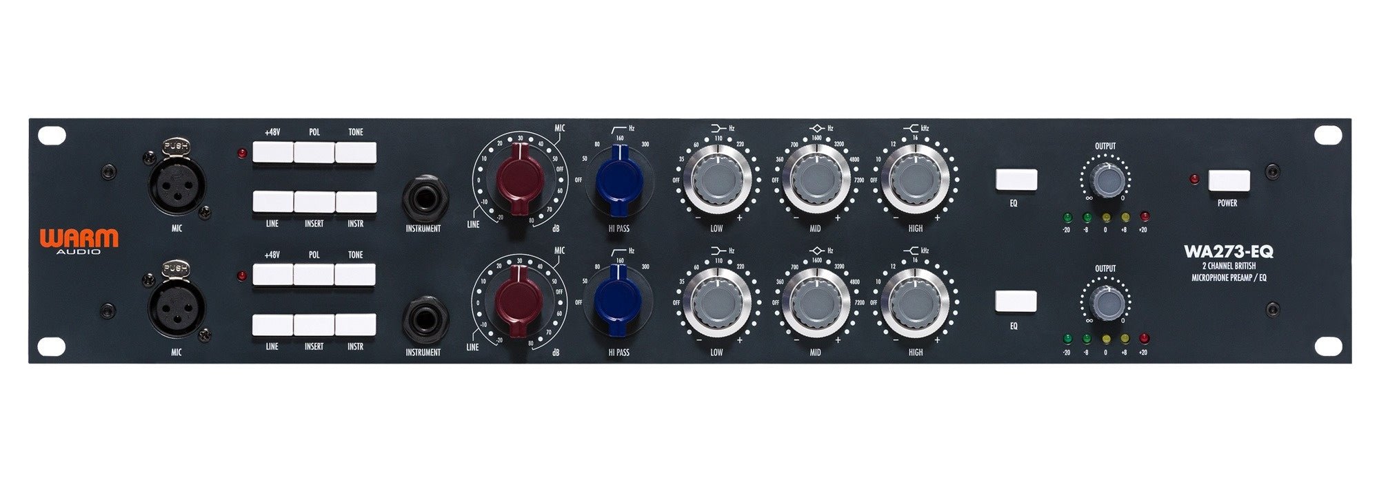 Warm Audio - WA273 - EQ Two Channel Parametric EQ - La Boîte Musicale - EQ - Warm Audio -