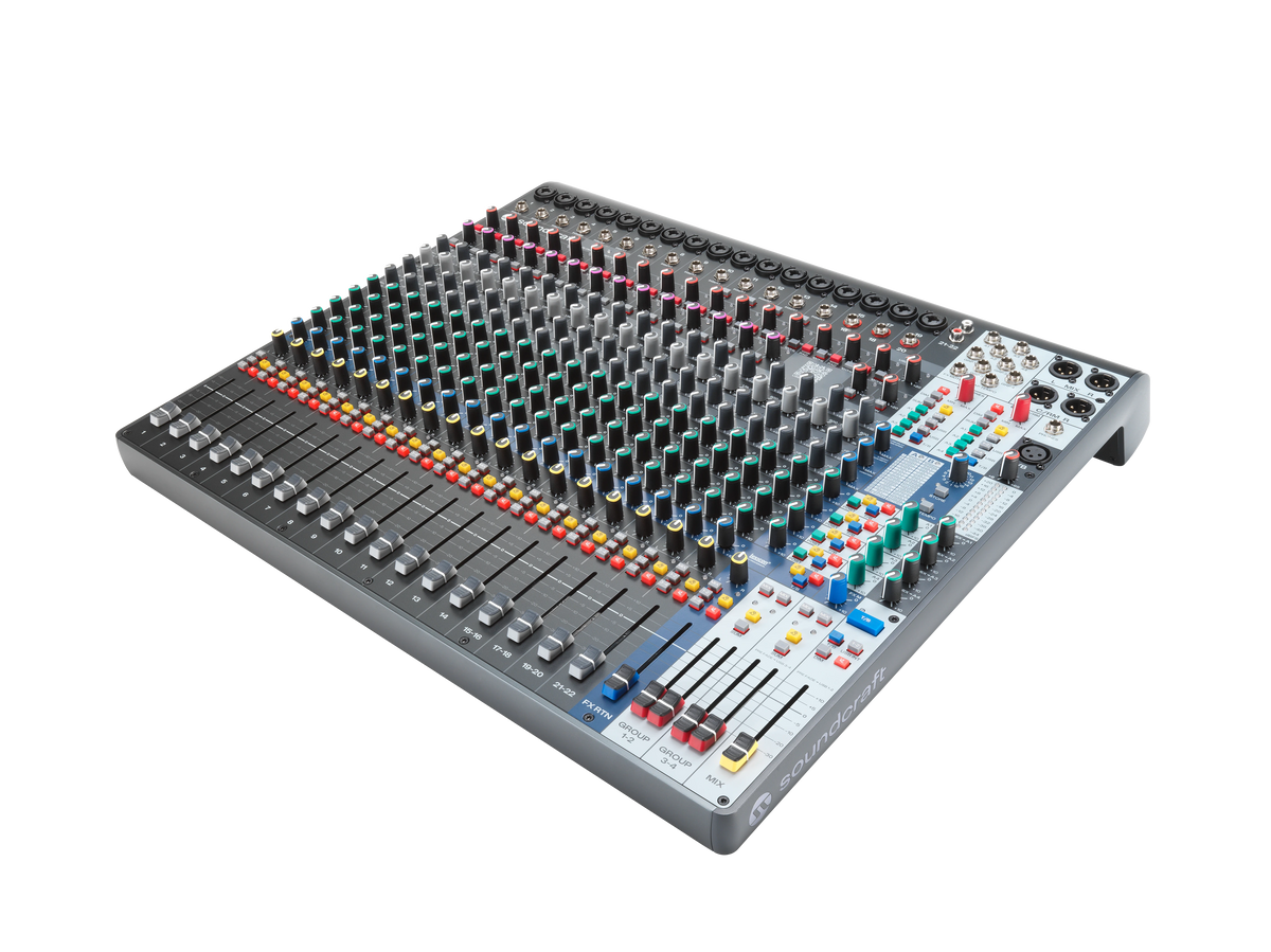 Soundcraft SIGNATUREPLUS-22-US - Signature Plus 22-Channel Mixer with Lexicon Effects