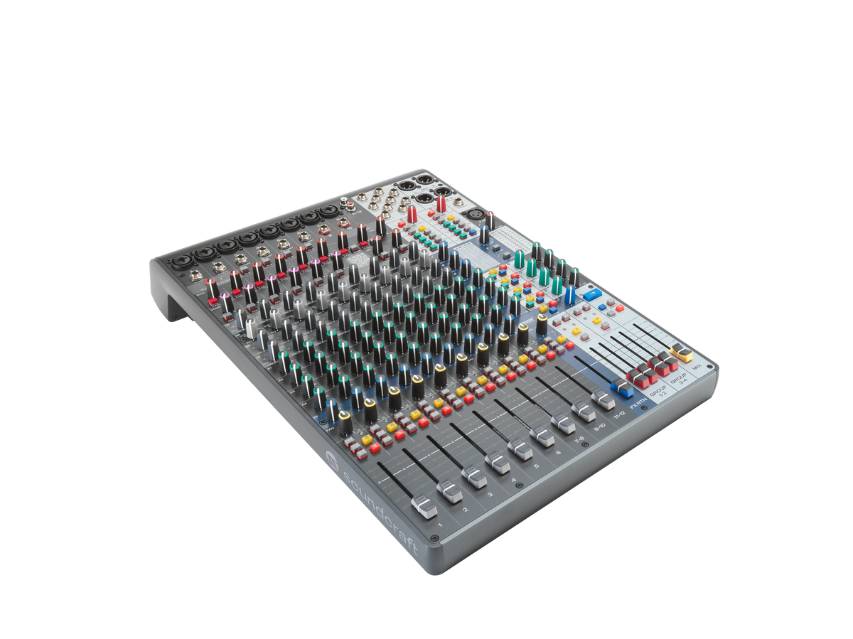 Soundcraft SIGNATUREPLUS-12-US - Signature Plus 12-Channel Mixer with Lexicon Effects - alternate view