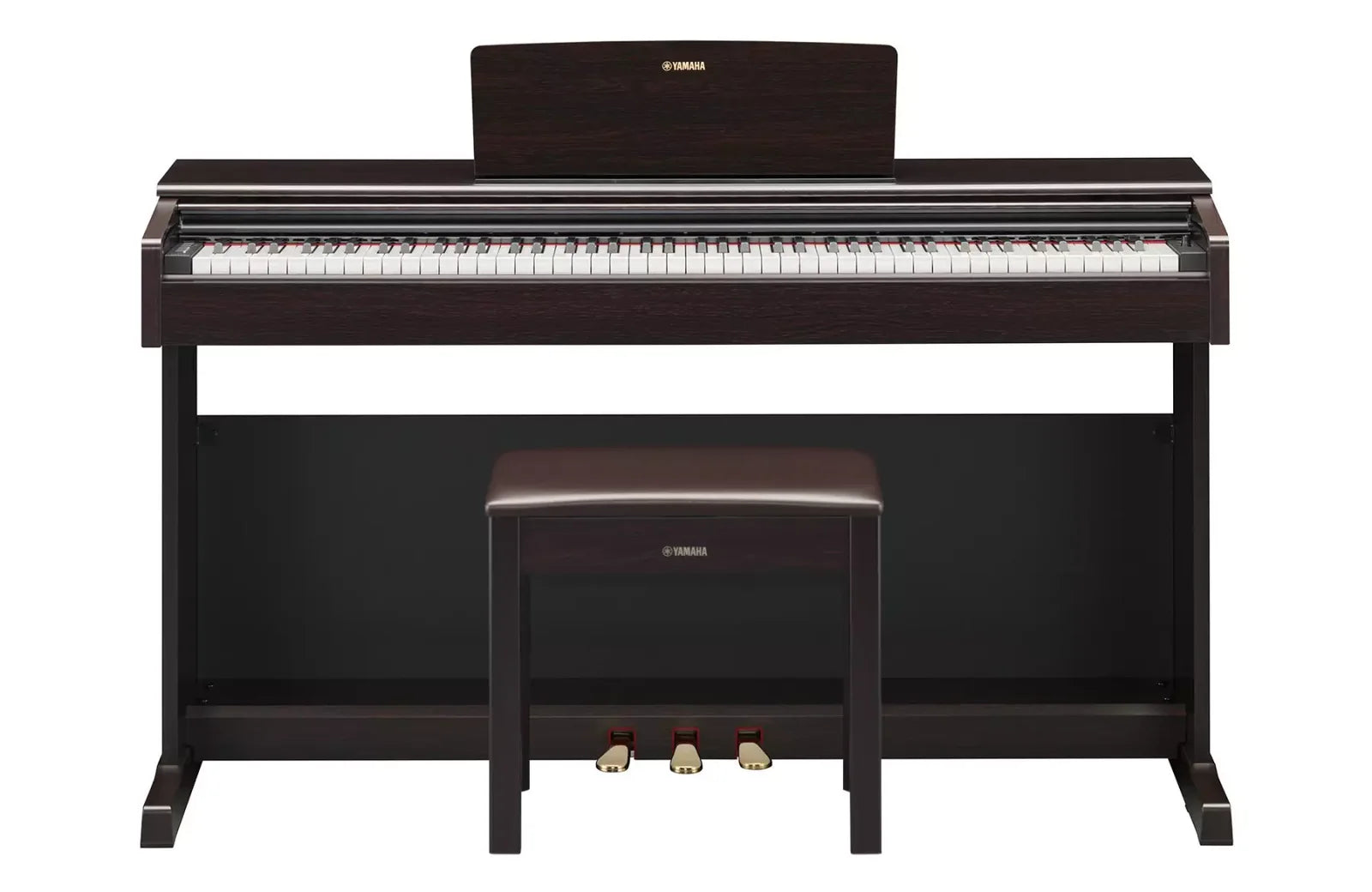 Yamaha YDP145 Arius Series Console Digital Piano With Bench (Dark Rosewood) - 88 Keys