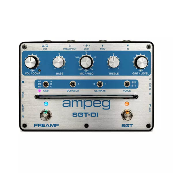 Ampeg SGTDI BLUE LINE Anniversary Edition Bass Preamp/DI/Cab Simulator (Blue Line)