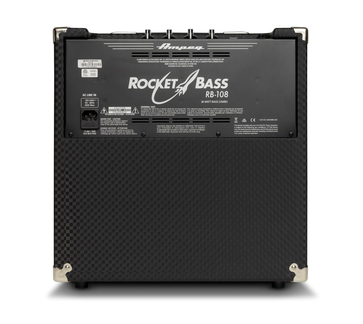Ampeg RB108 Rocket Bass 30 Watt Combo Bass Amp - 1x8