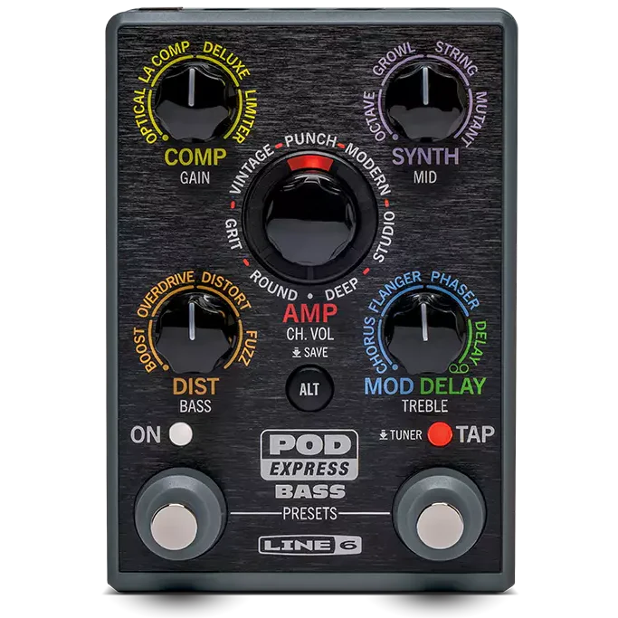 Line 6 POD EXPRESS BASS Lightweight Bass Amp And Effects Processor