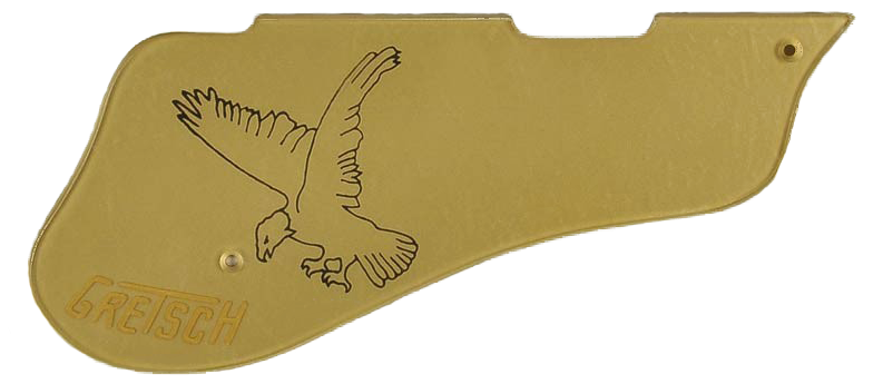 Gretsch Pickguard, G6136 White Falcon™ Cut For Filter'Tron™ Pickups, Gold