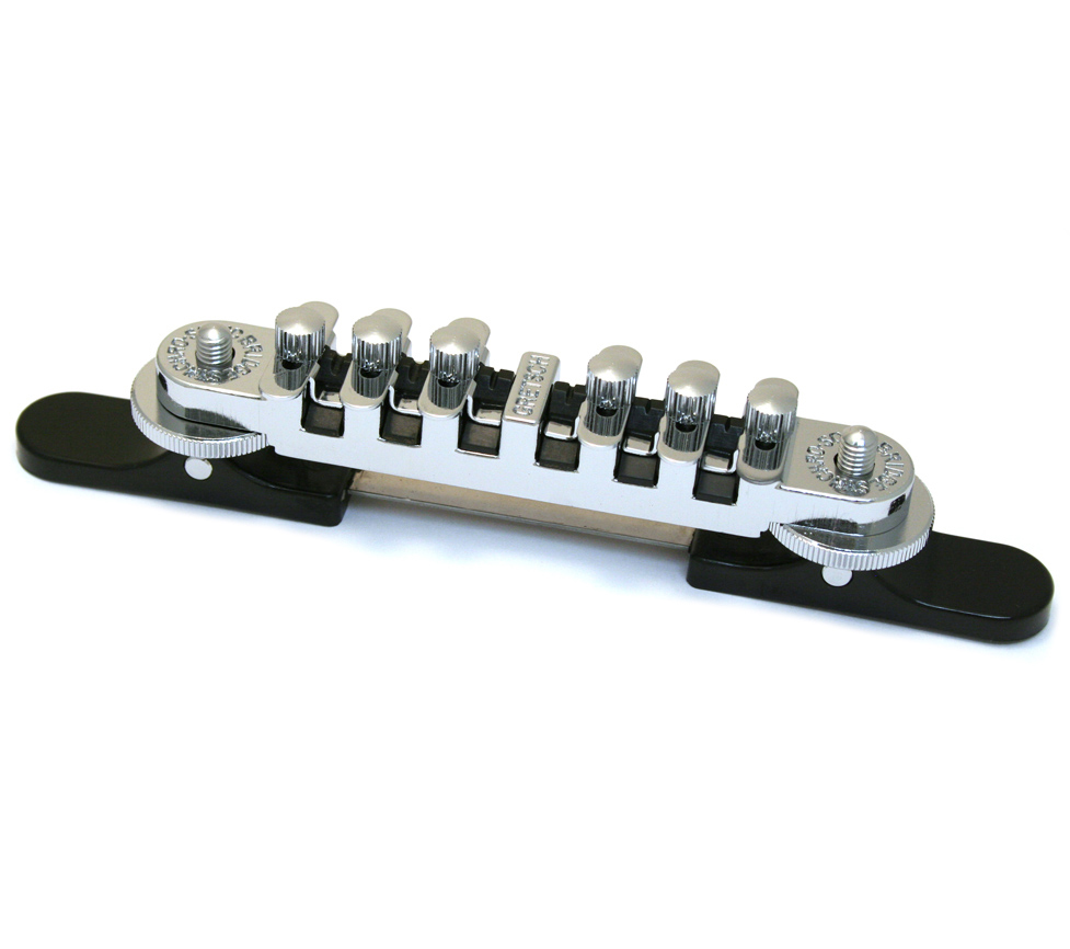 Gretsch Bridge Assembly, Synchro-Sonic™, Chrome with Base