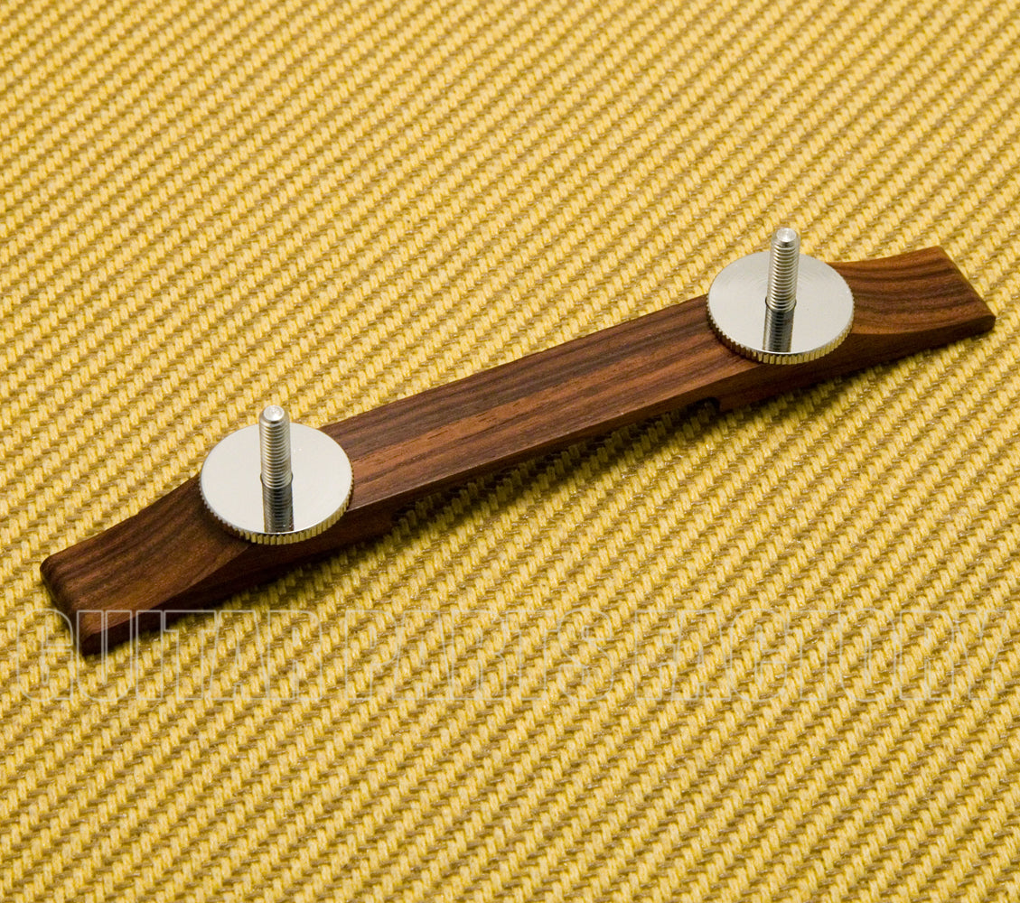 Gretsch Bridge Base, Rosewood 74mm w/20mm Chrome