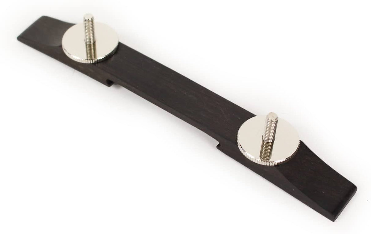 Gretsch Bridge Base, Space Control™/Roller, Ebony and Chrome