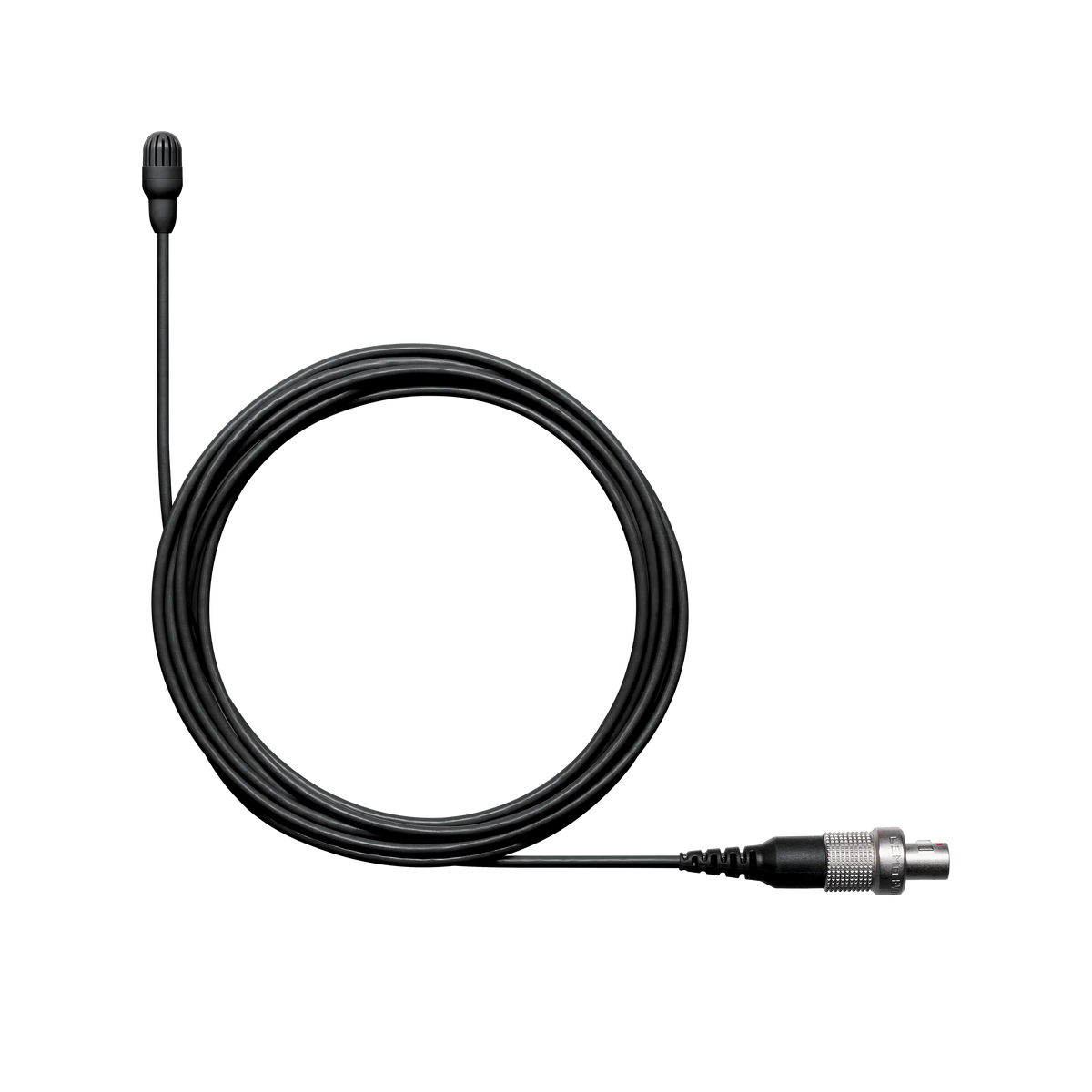 Shure TL47B/O-LEMO-A - Omni Lavalier Microphone - Black w/LEMO & Accessories - product view 1