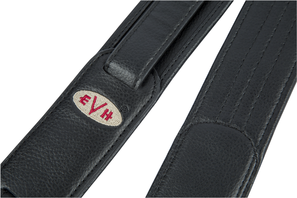 EVH® Premium Leather Strap, Black, 56"