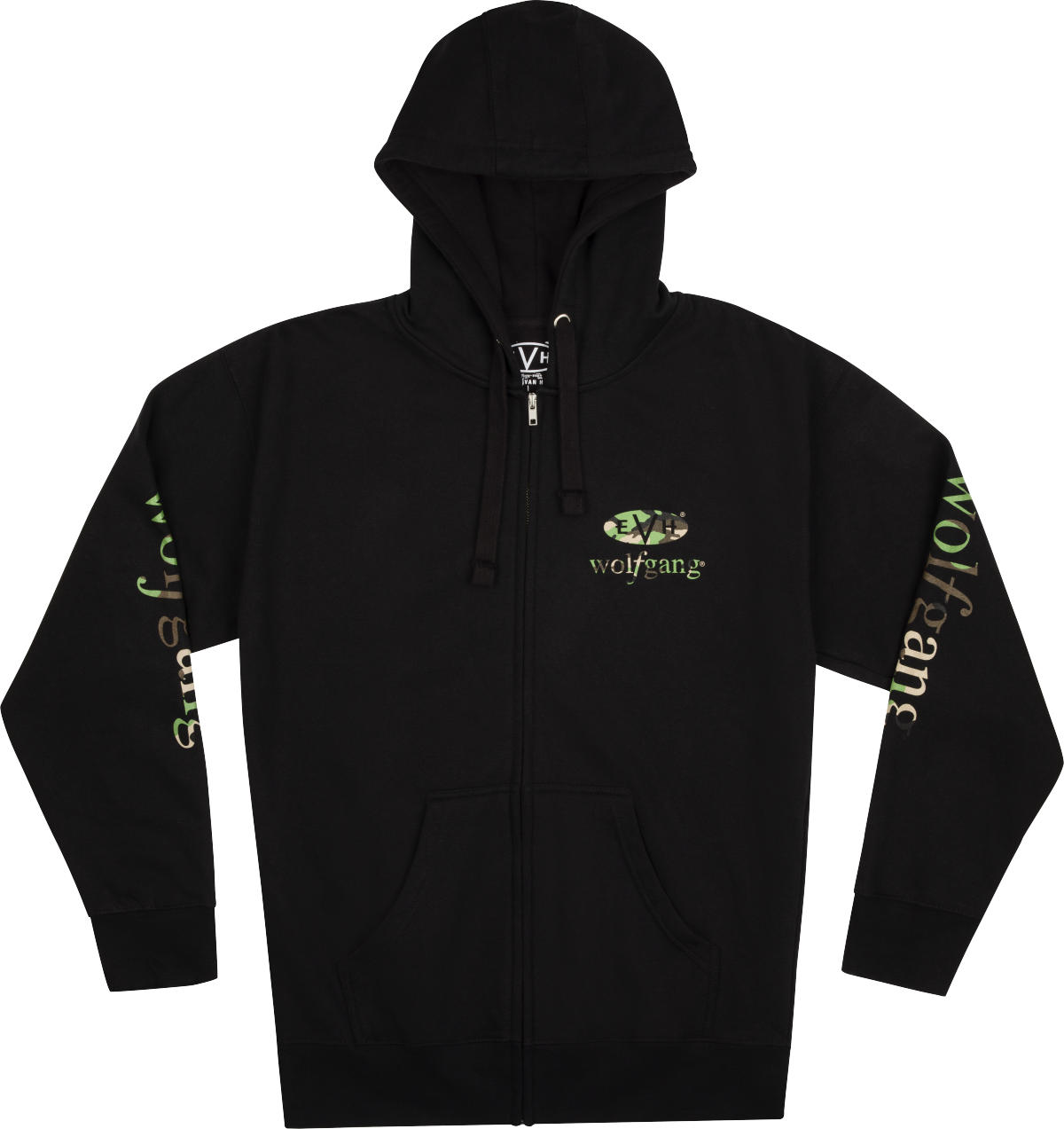 EVH® Wolfgang™ Black and Camo Hoodie, S