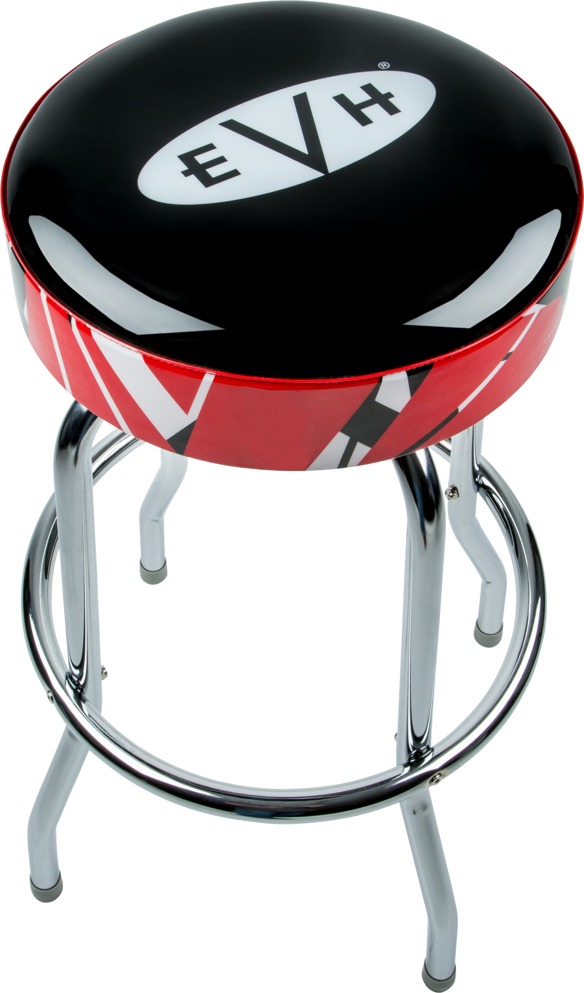 EVH™ Logo Barstool with Striped Trim, 30"