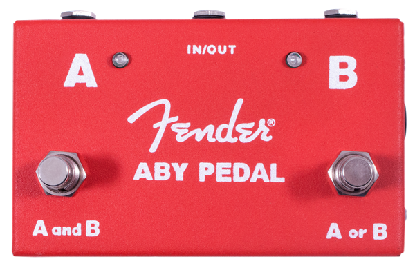 Fender - 2-Switch ABY Pedal- Red