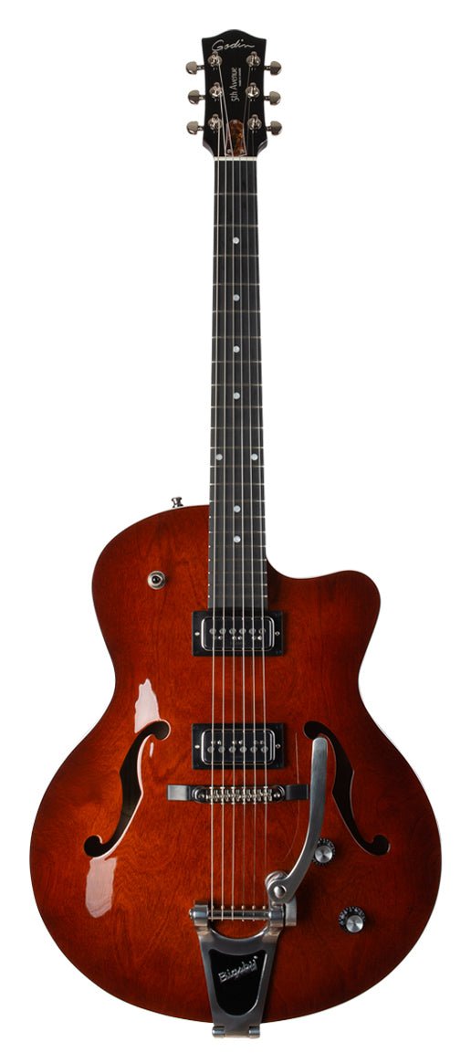 Godin - 5th Ave Uptown T-Armond Havana Burst