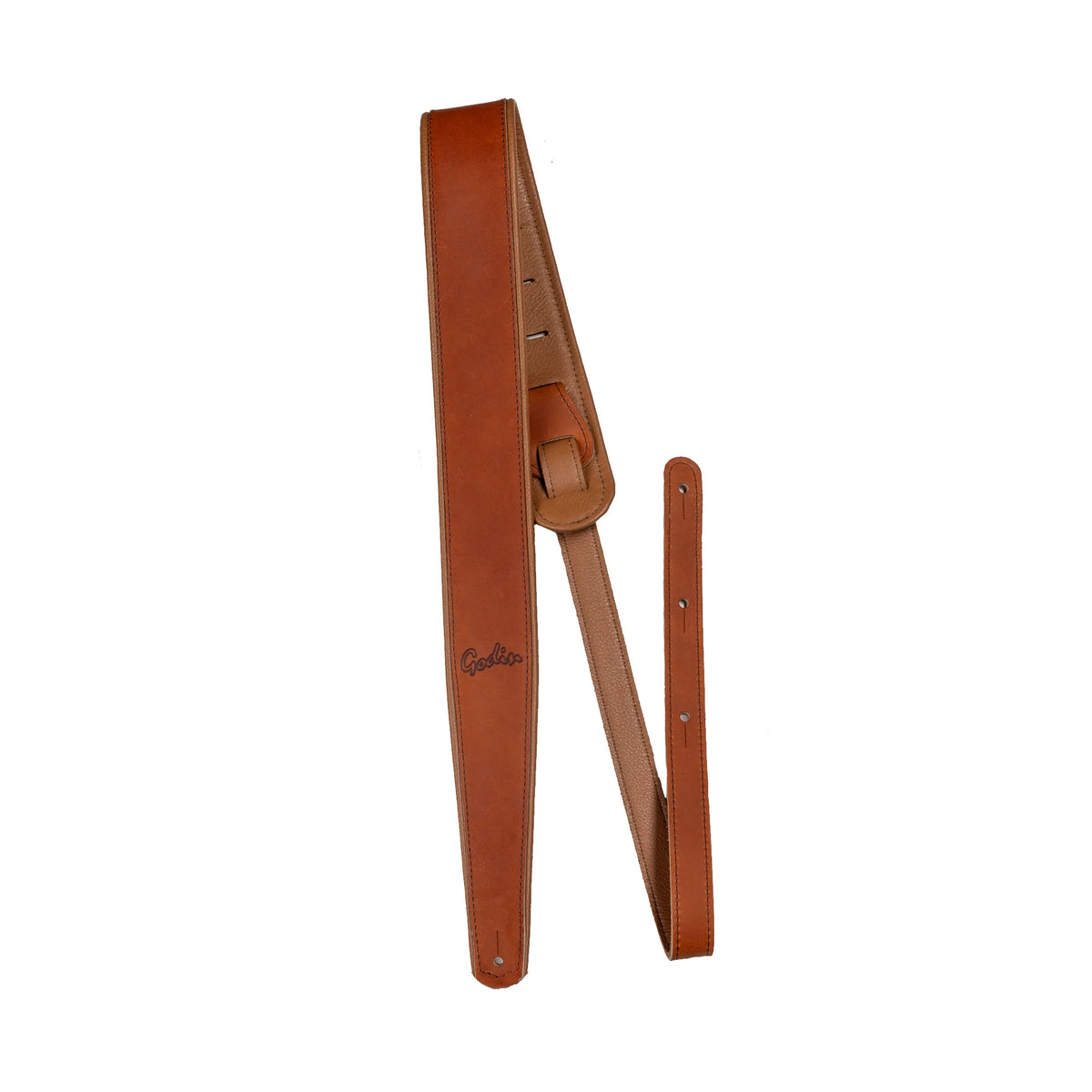 Godin Brown Leather Felt Pad Embossed