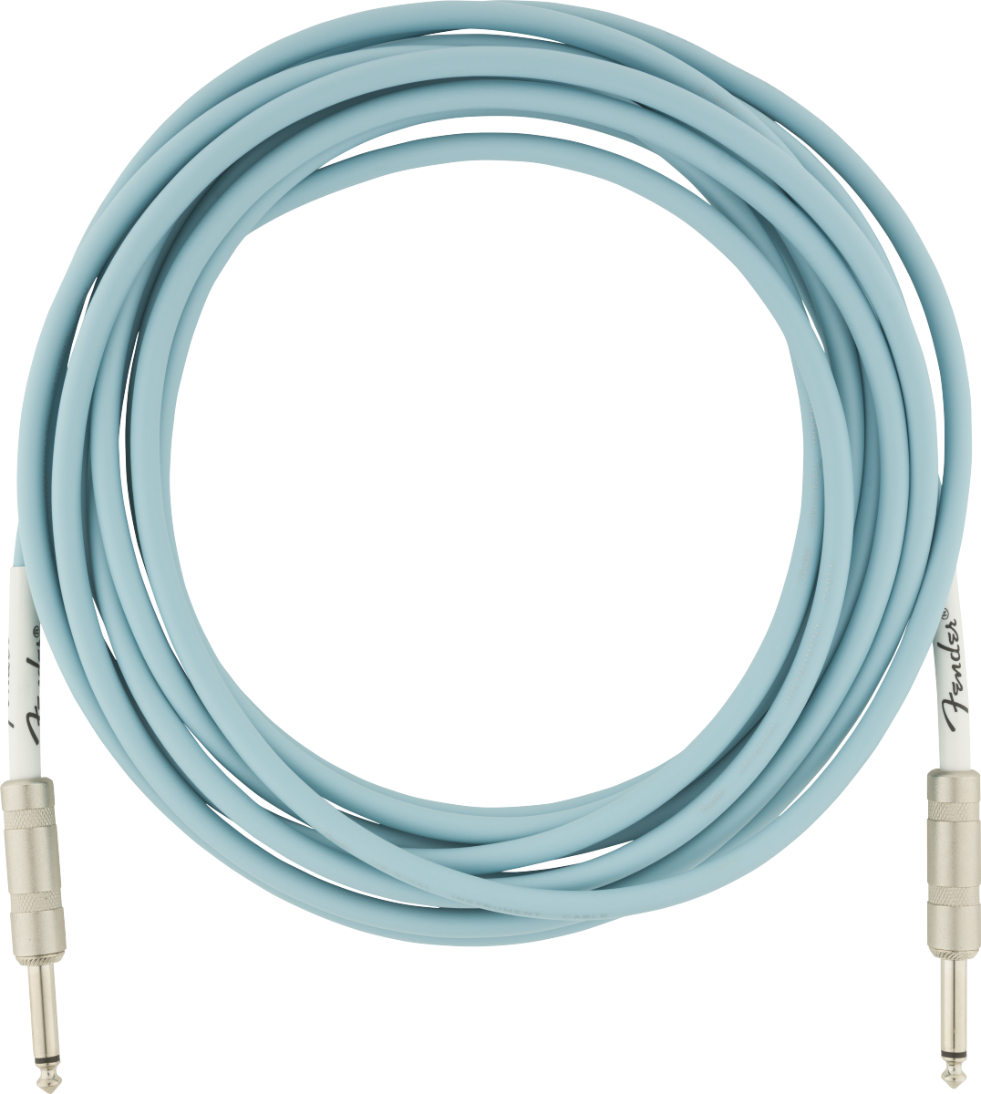 Fender -  Original Series Instrument Cable, 18.6', Daphne Blue