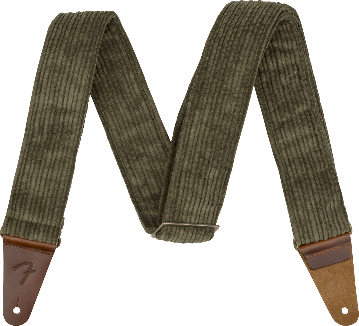 Fender - Corduroy Strap, Antique Olive, 2"