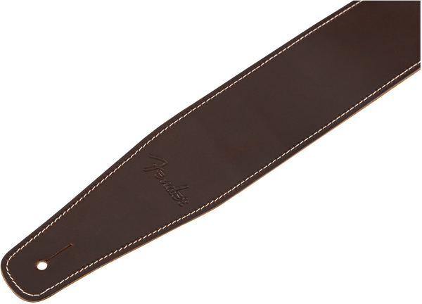 Fender - Broken-In Leather Strap, Brown, 2.5"