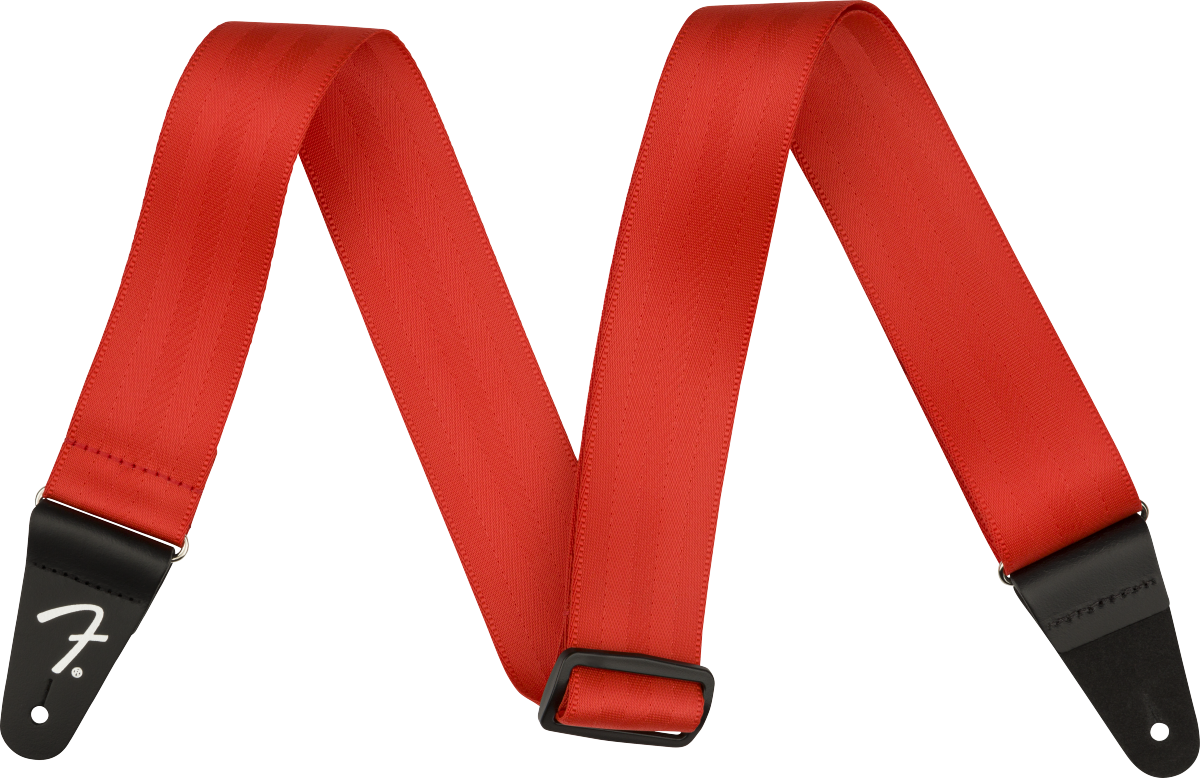 Fender - Seat Belt Strap, Red, 2"