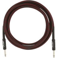 Fender - Professional Series Instrument Cables, 10', Red Tweed