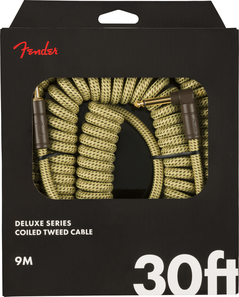 Fender -  Deluxe Coil Cable, 30', Tweed