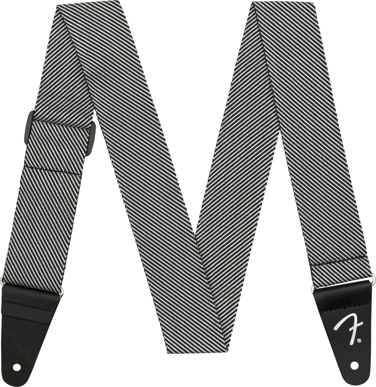 Fender - Modern Tweed Strap, White/Black 2"