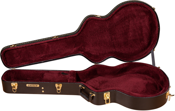 Gretsch G6242L 17" Deluxe Hollow Body Electric Hardshell Case, Black