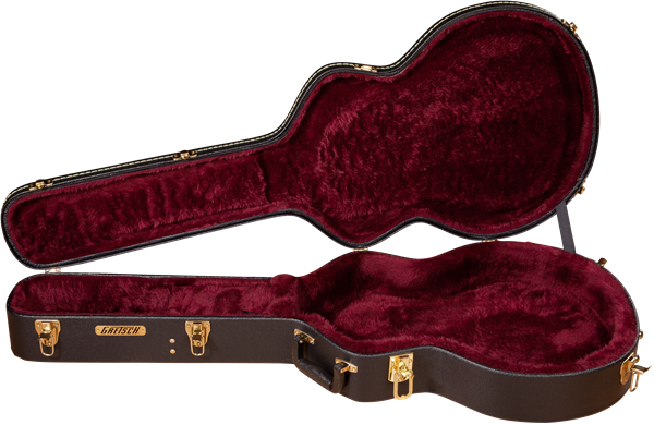 Gretsch G6267 16" Deluxe Thin Hollow Body Electric Hardshell Case, Black