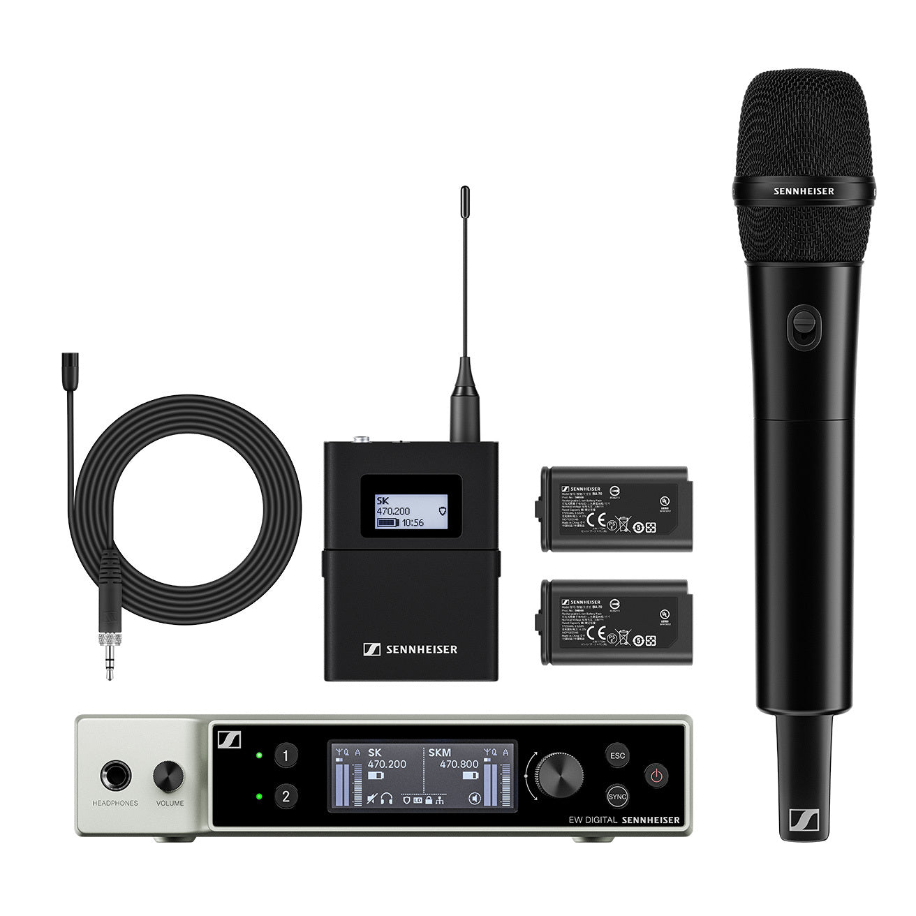 Sennheiser EW-DX MKE 2 / 835-S SET (V5-7)