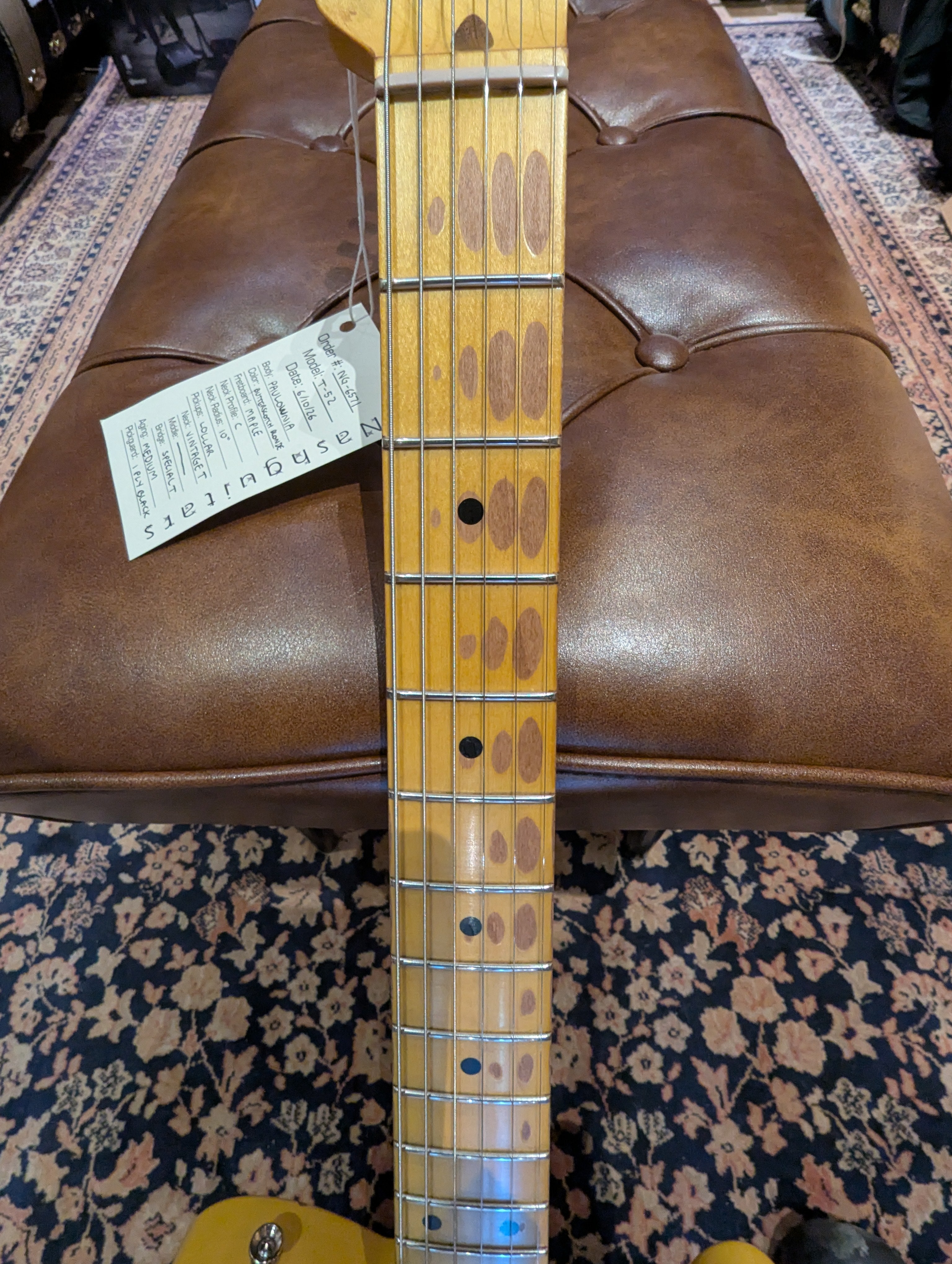 Guitares Nash - T-52 Telecaster Butterscotch Blonde