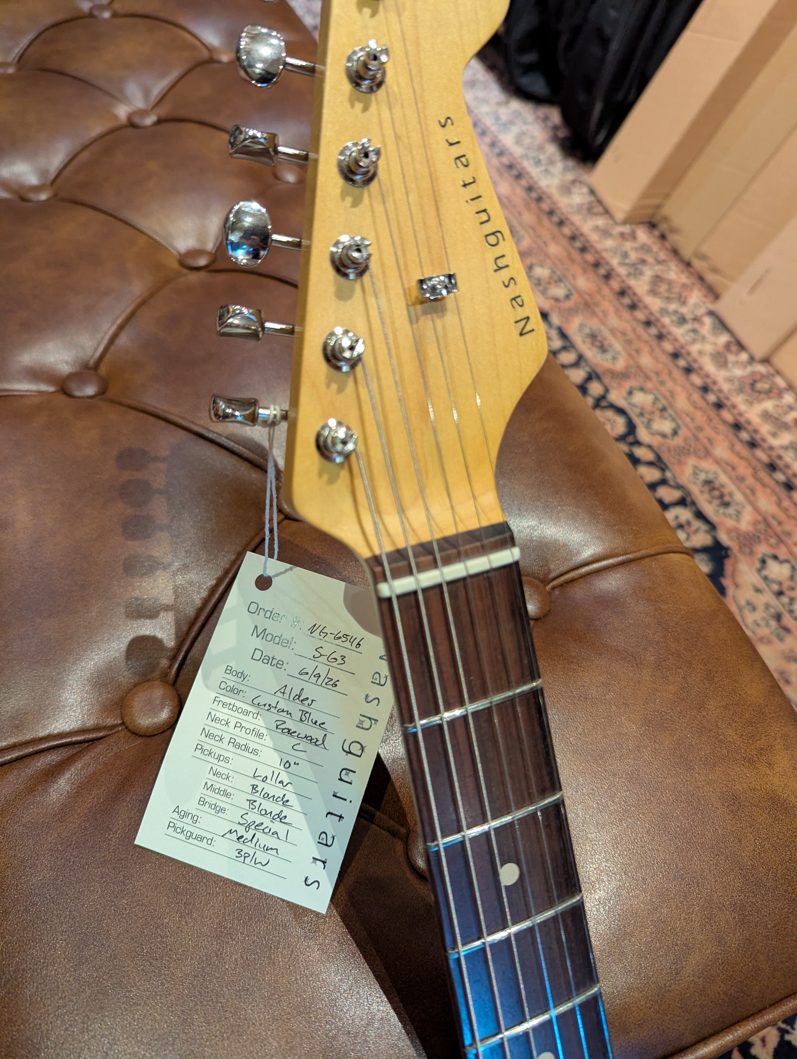 Nash Guitars - S-63 / Custom Blue