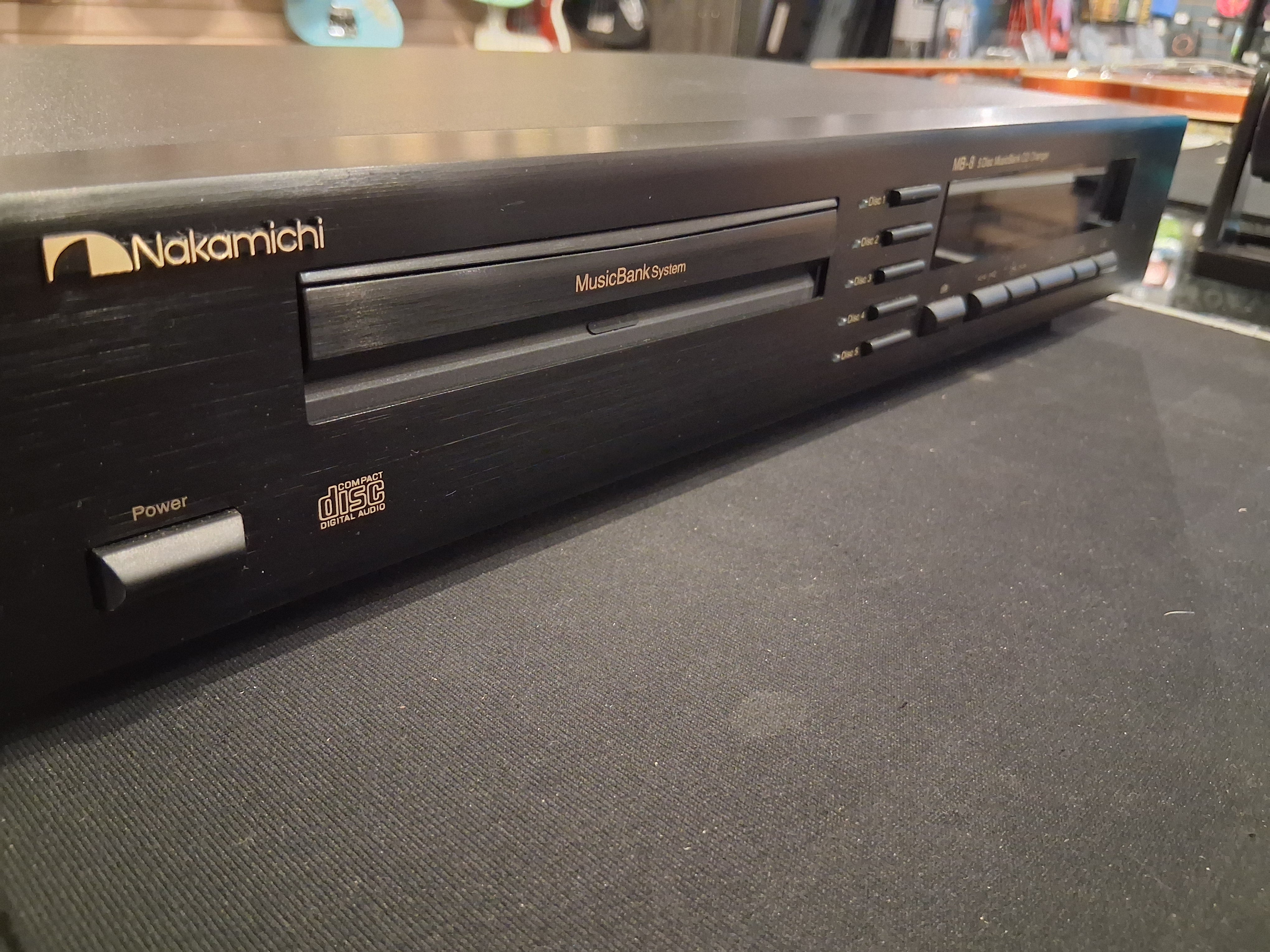 Nakamichi MB-8 5-Disc MusicBank CD Changer Compact Disc Player -USED-