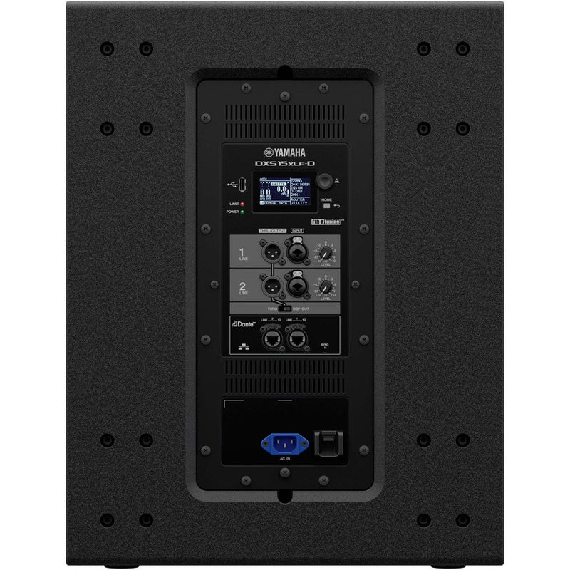 Yamaha DXS15XLFD 1600W Powered Subwoofer With Dante (Black) - 15in