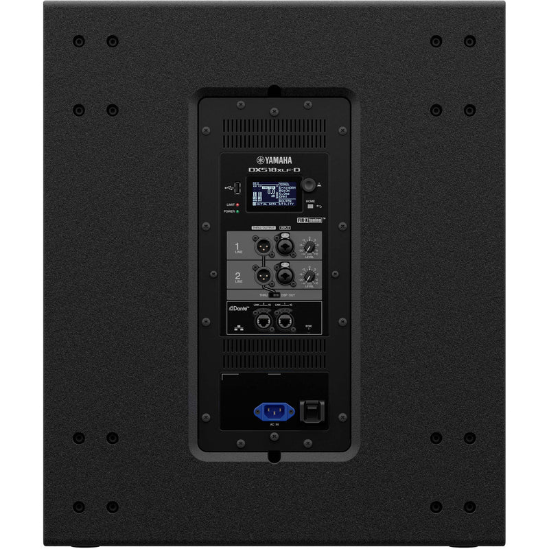 Yamaha DXS18XLFD 1600W Powered Subwoofer With Dante (Black) - 18in