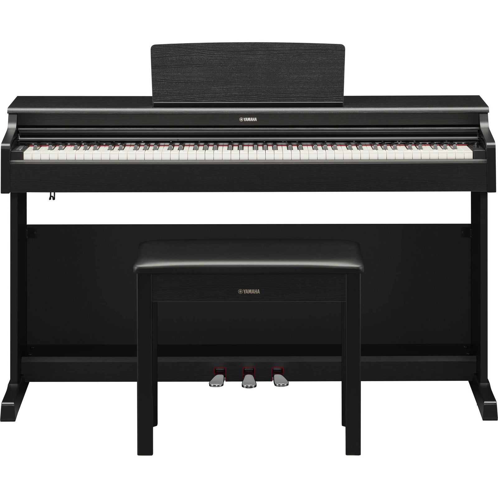 Yamaha YDP165 Arius Series Console Digital Piano With Bench (Black Walnut) - 88 Keys