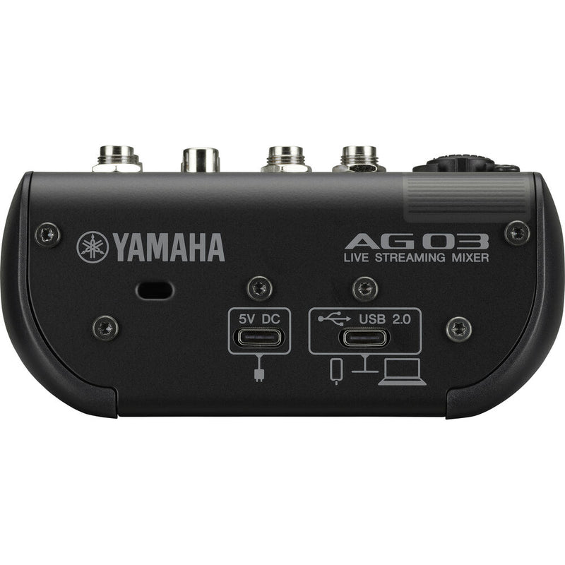 Yamaha AG03MK2 3-Channel Mixer & USB Audio Interface (Black)