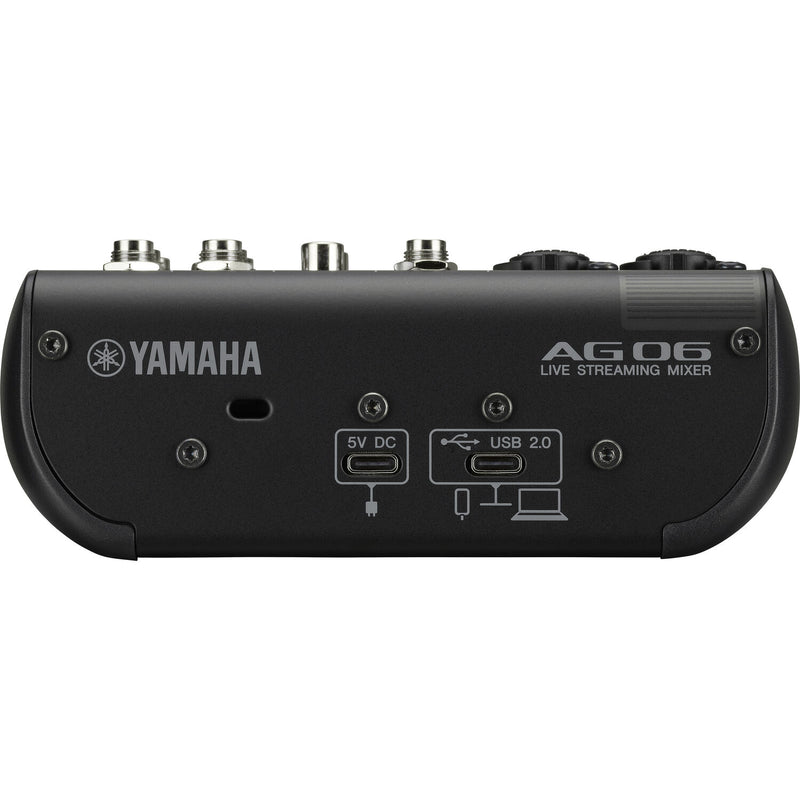 Yamaha AG06MK2 6-Channel Mixer And USB Audio Interface (Black)