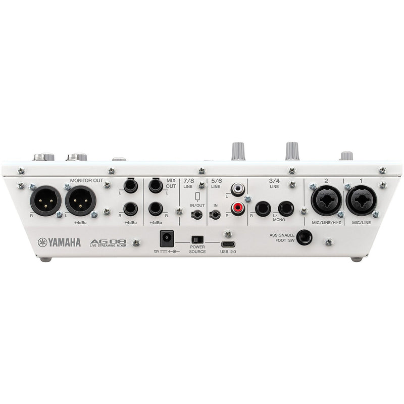 Yamaha AG08 All-In-One 8-Channel Streaming Station (White)