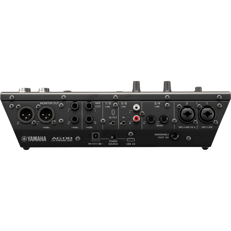 Yamaha AG08 All-In-One 8-Channel Streaming Station (Black)