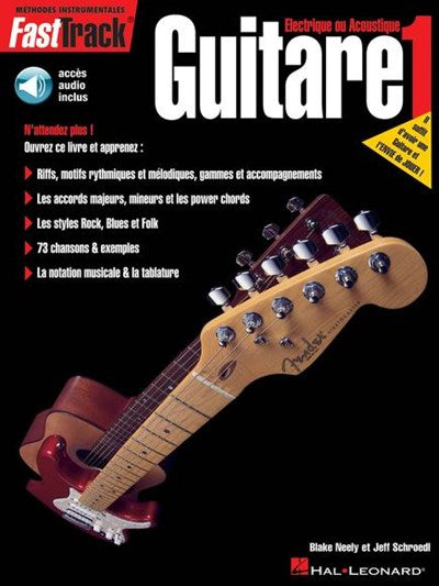 FastTrack - Guitare 1 + Audio en ligne Version Française