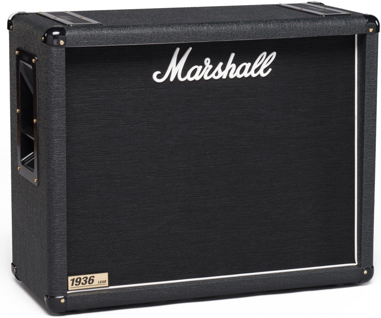 Marshall 1936 150-Watt, 8/16-ohm, 2x12" Closed-back Cabinet with Celestion G12T-75 Speakers - Black