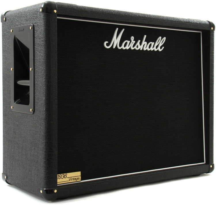 Marshall 1936V 140-Watt, 8-ohm, 2x12" Closed-back Cabinet with Celestion G12 Vintage Speakers
