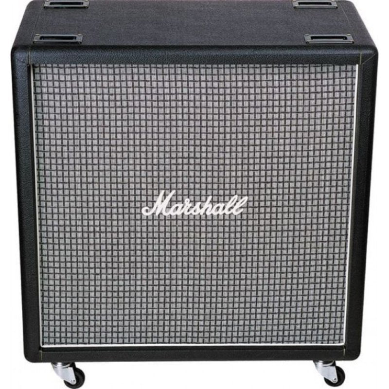 Marshall 1960BX 100-watt 4x12" Straight Extension Guitar Amplifier Cabinet with Greenbacks