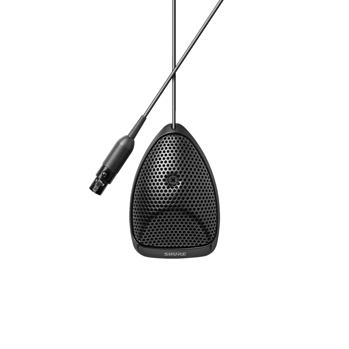 Shure MX391/S - Super-Cardioid Boundary Mic with In-line Preamp - Black - product view 2