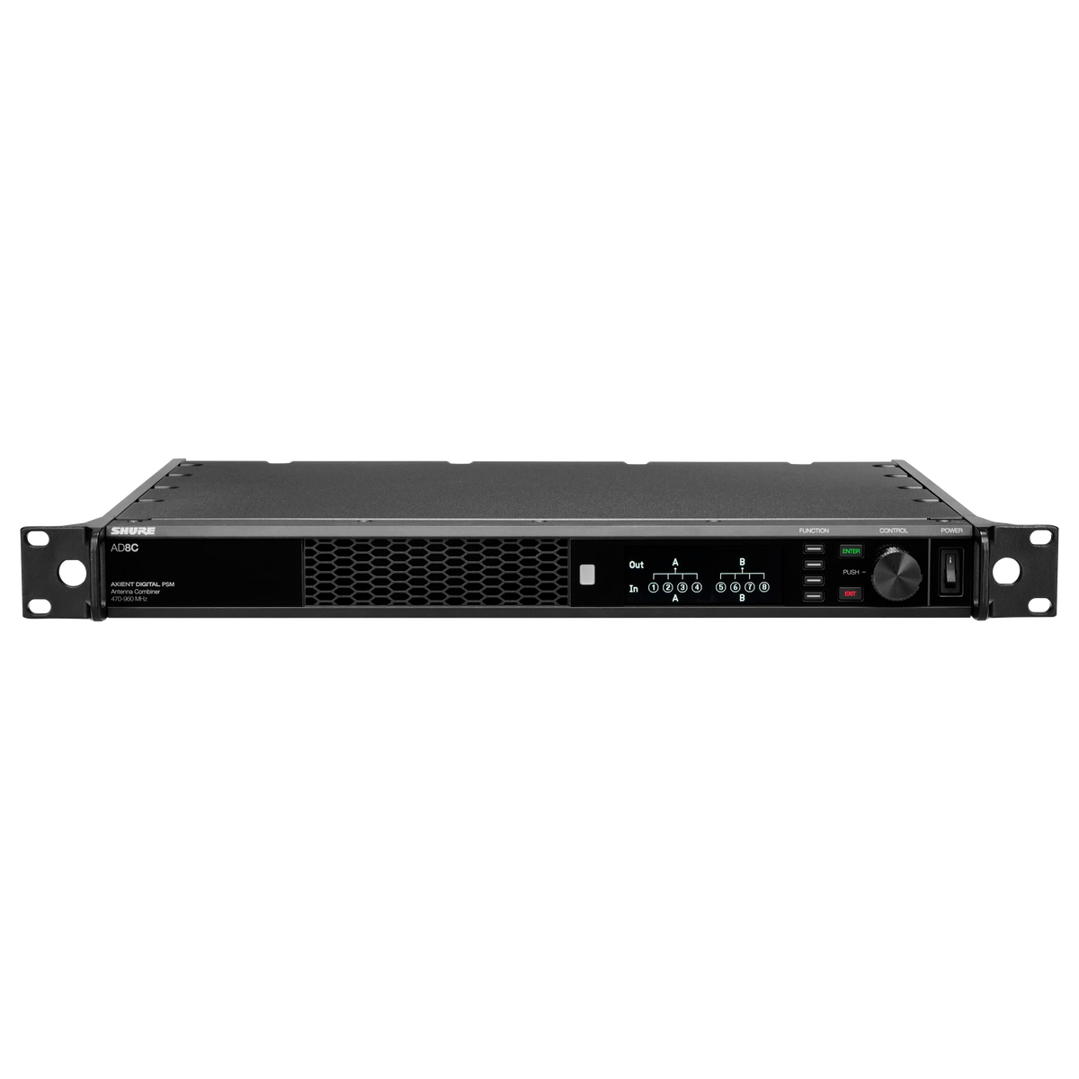 Shure AD8CUS - Axient Digital PSM 8-Port Combiner - product view 1