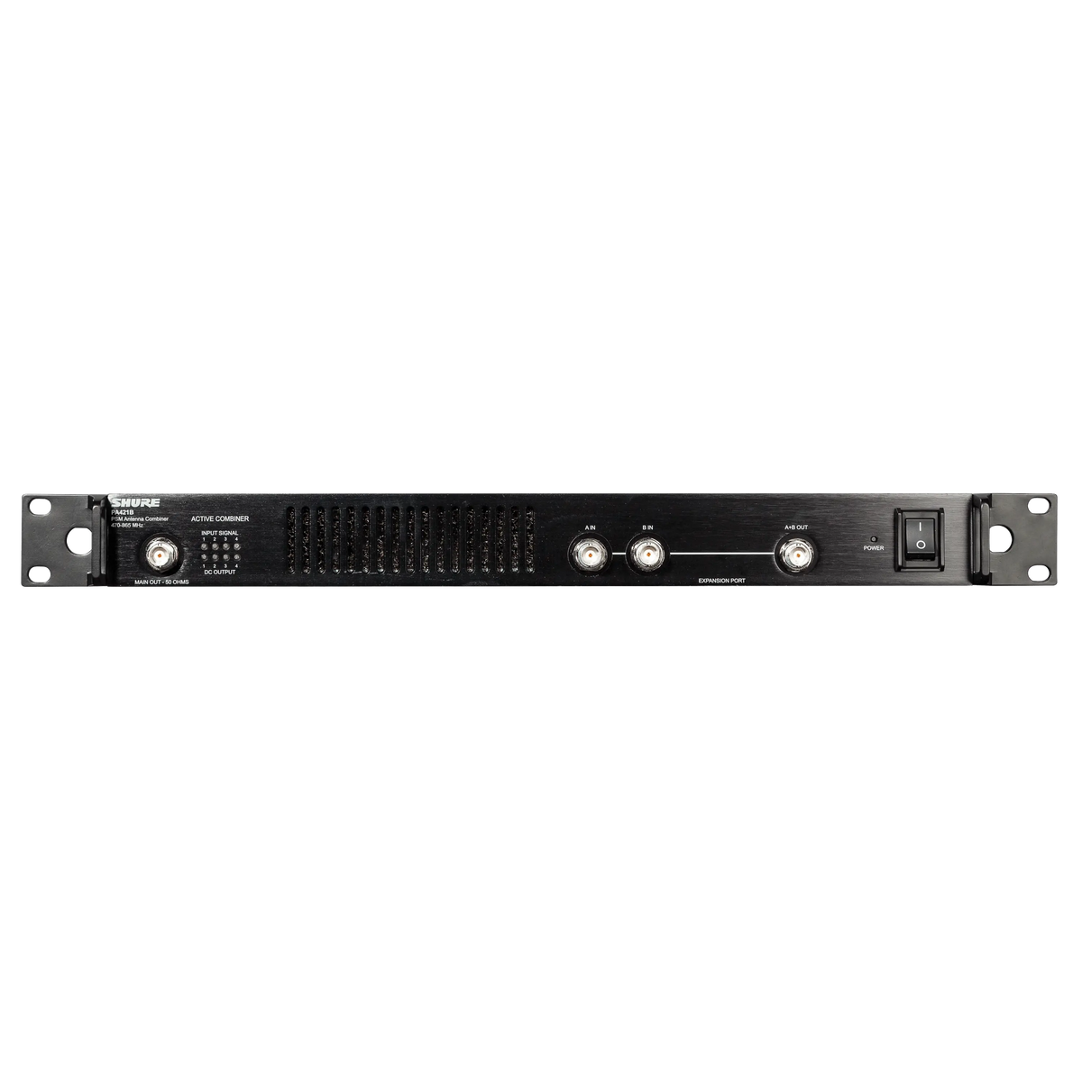 Shure PA421B - PSM Active Antenna Combiner for use with up to 4 Systems - product view 1