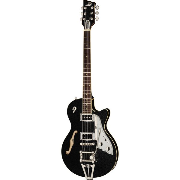 Duesenberg Starplayer TV Electric Guitar - Midnight Flake – full-length front view