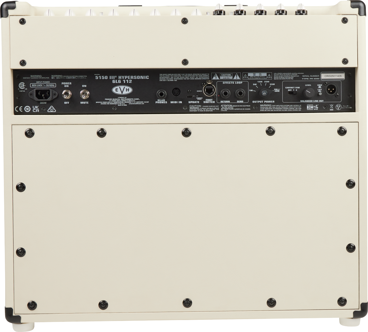 EVH 5150III® Hypersonic™ 6L6 1x12, Ivory