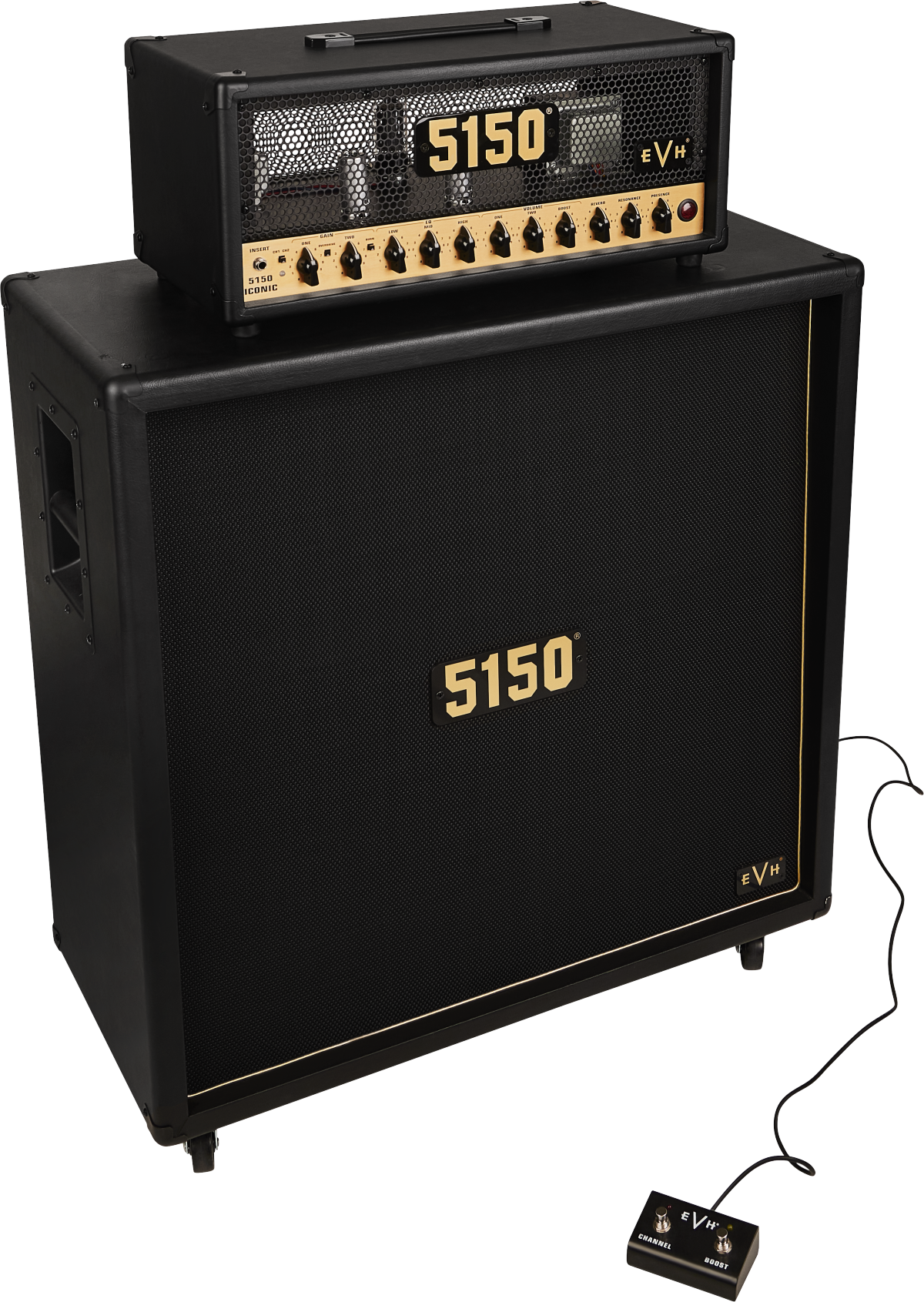 EVH 5150® Iconic® Series 15W EL34 Head, Black